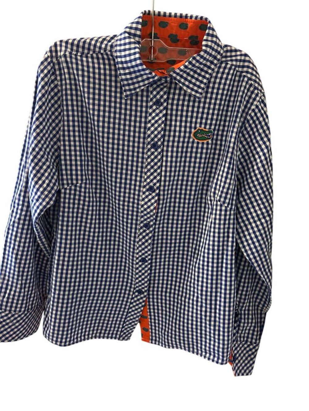 University of Florida Gators Button Down Long Sleeve Shirt - Women's Size M